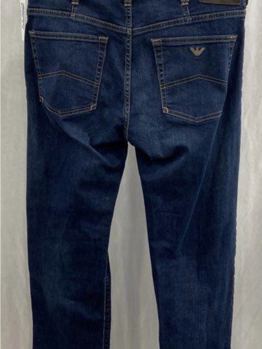 Armani Jeans Men’s Dark Blue Slim Straight Denim